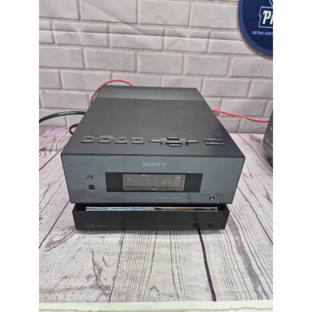 Sony CMT-BX1 Micro Hi-Fi CD MP3 Player AM FM Radio Receiver Tested Working